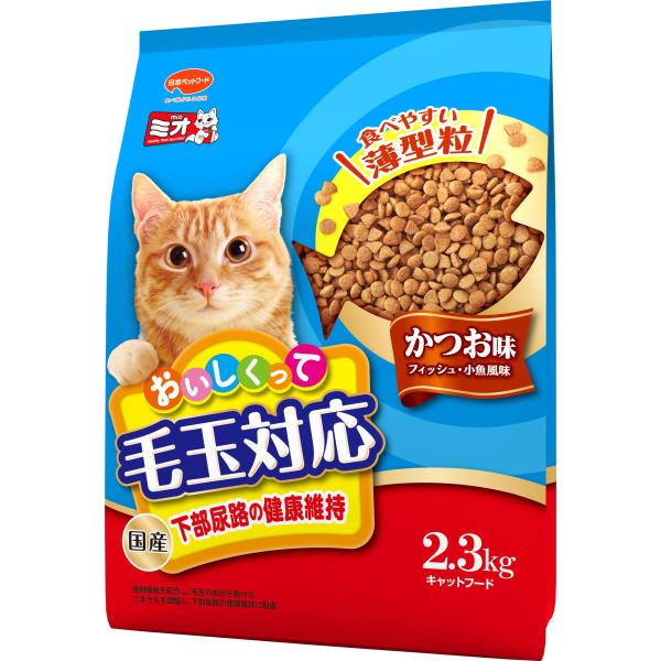 猫ドライフード 1150  アイシア MiawMiaw カリカリ小粒 シニア猫用 かつお味 580g×12セット(6.96kg)