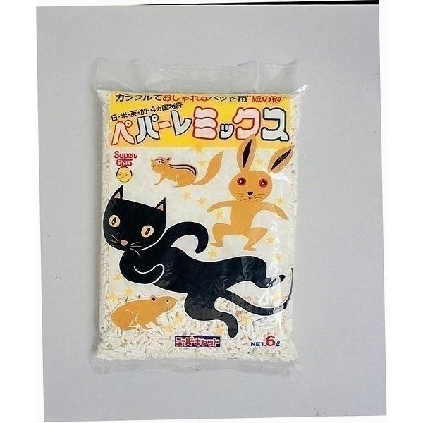 猫砂 0166 スーパーキャット ペパーレミックス 6L×10セット(60L)
