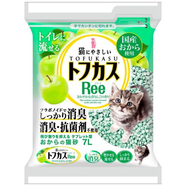 猫砂 1034 ペグテック トフカス Ree 7L×4セット(28L)の通販は