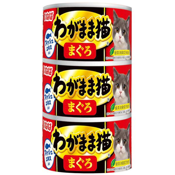 猫ウェットフード 1559  いなばペットフード いなば わがまま猫 まぐろ 140g×3缶 18セット(54缶)の通販は 8,325円