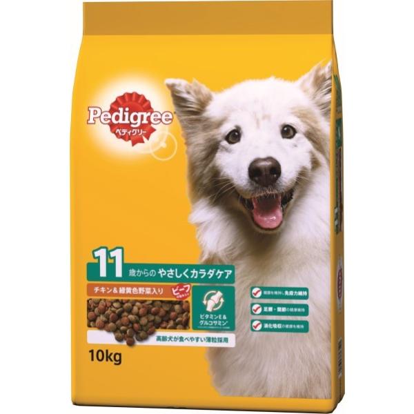 犬ドライフード 3122 ペディグリー 11歳からのやさしくカラダケア ヘルシーチキン＆緑黄色野菜入り 10kg 6,478円