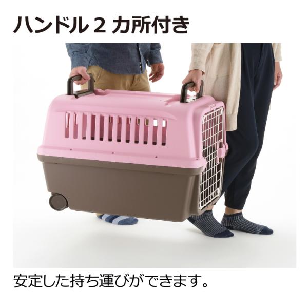 犬猫用キャリー 9280 リッチェル キャンピングキャリー XL アイボリー_5
