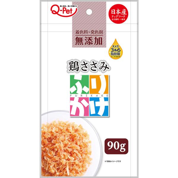 犬スナック 9584 九州ペットフード Q-Pet ふりかけ 鶏ささみ 90g×18セット(1620g)