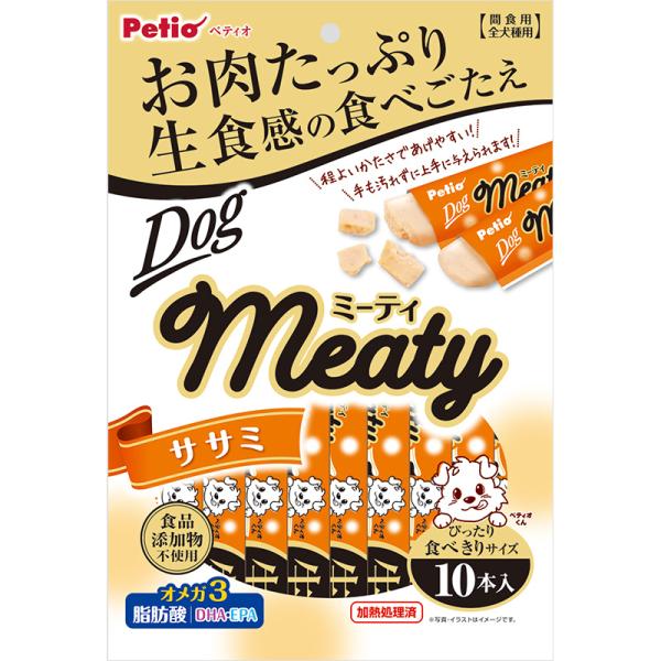 犬スナック 4593 ペティオ Meaty ササミ 10本×15セット(150本)の通販は 6,450円