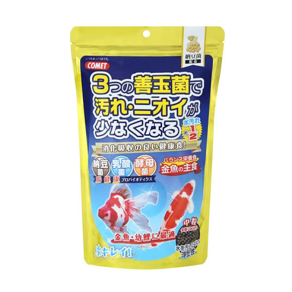 観賞魚用フード 5748 イトスイ コメット 金魚の主食 納豆菌 中粒 430g×10セット（4.3kg）