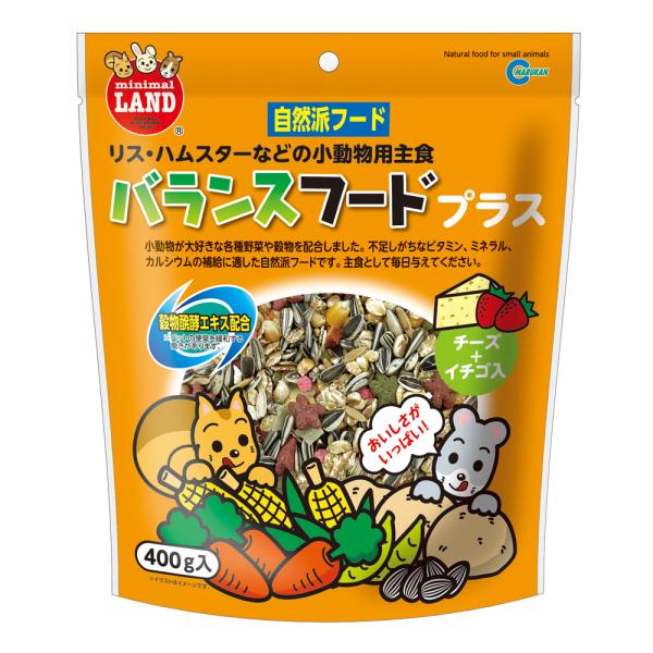 ウサギ用フード 8881 マルカン バランスフードプラス 400g×24セット（9.6kg）
