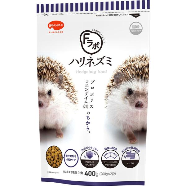 小動物用フード 3013 日本ペットフード Fラボ ハリネズミ 400g×10セット（4kg）