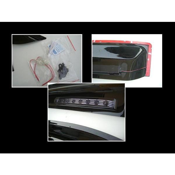 10系ハリアー RX300LEDドアバイザースモークレンズ青ポジションW球_1
