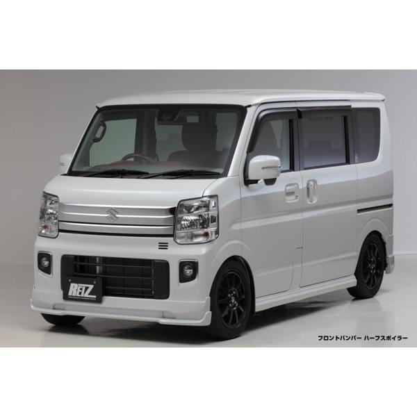 SUZUKI DA17W エブリイワゴン フロント+リアバンパーハーフスポイラー2点セット 未塗装