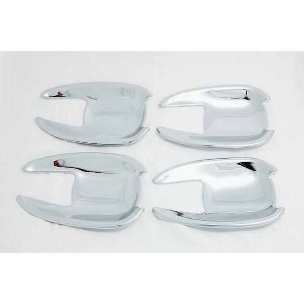 200系ランドクルーザー クロームメッキアウタードアハンドルカバー 内側 4Pの通販は