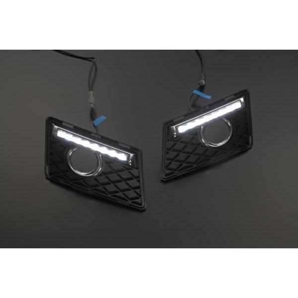 08〜10y GLK300 純正ベゼル交換 ハイパワーLEDデイライトの通販は