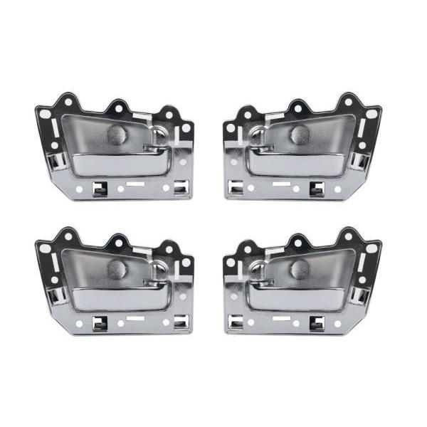 在庫処分 CHRYSLER JEEP ジープコマンダー グランドチェロキー メッキインナーハンドル＆ベゼル 交換式 1台分 4ピース セット