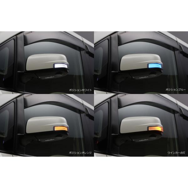 セレナ C25後期 C26 同型ランディ LEDウインカーレンズキット ライトバーポジション付き 左右セット 純正交換式_1