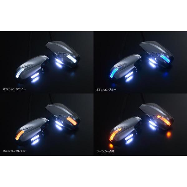 期間限定価格 TypeLS メッキ Y33シーマ セドリック グロリア他 日産汎用LEDウインカーミラー ポジ＆フット付_1