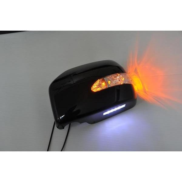 REIZ ライツ LEDウィンカーミラーwithフットランプ　エブリイワゴンDA64W/エブリイバンDA64V(H17/8-) 流星バージョン」 E12系ノート後期⁄ZE1系リーフ ウインカーミラー用LED