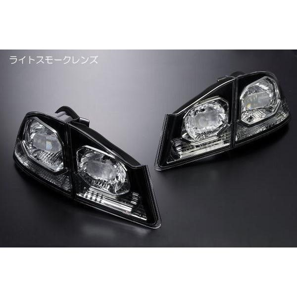 FD系シビック FD1 FD2 FD3 後期仕様ライトスモークレンズテールランプ