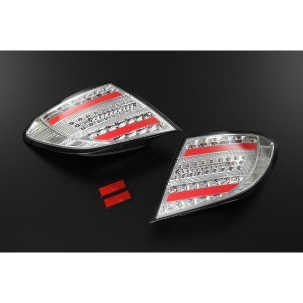 クリアレンズ メルセデスベンツ Cクラス W204 セダン オールLEDテールランプ mercedes benz C-Class テールランプ テールライト