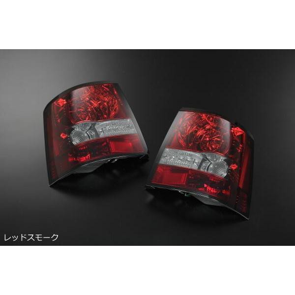 在庫処分 レッドスモークインナーメッキ レンジローバースポーツL320前期 2005年〜2009年モデル LEDテールランプ 左右セットの通販は