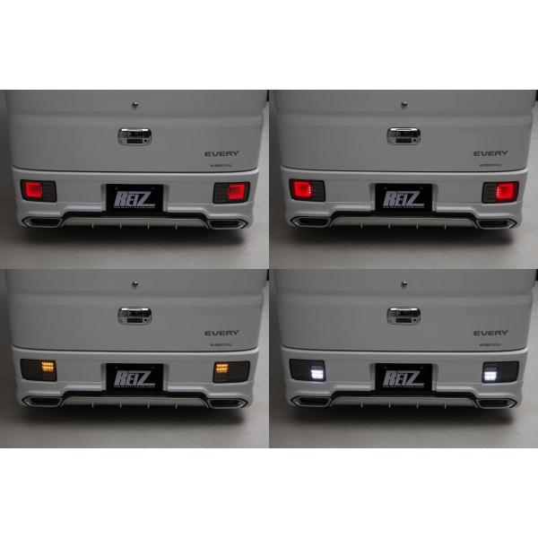 シーケンシャルウインカー テールランプ Ver.3 流星Ver エブリイバン