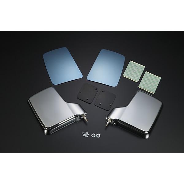 DA63T キャリイ 交換式 ドアミラー ブルーワイドミラー付 メッキ da63t キャリイ ドアミラー交換式 ブルーワイドミラー付の通販