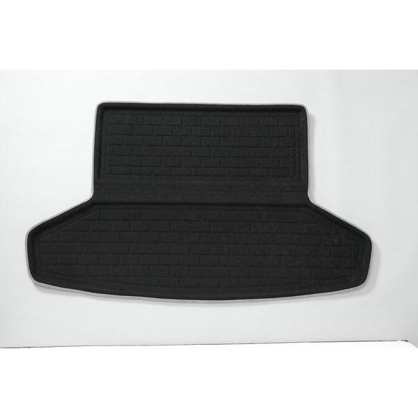 カーペットタイプブラック×バイアスグレー プリウス α ZVW40 41 3D立体 ラゲージトレイカーゴ マット テール ラゲッジ トランク