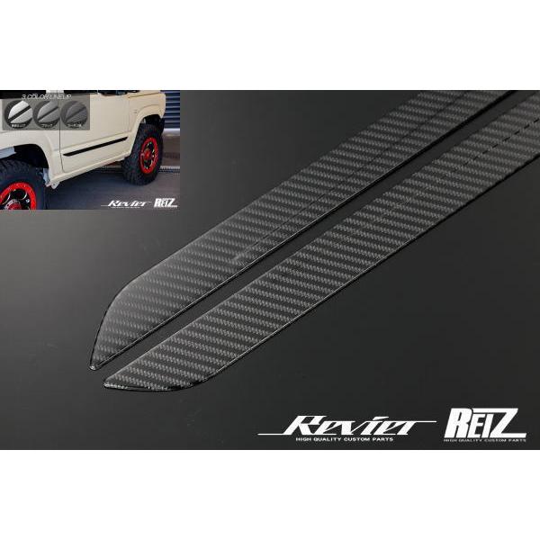 カーボン調 ジムニーJB64W ジムニーシエラJB74W ステンレス製サイドドアガーニッシュ 2ピース 左右セットの通販は 7,920円