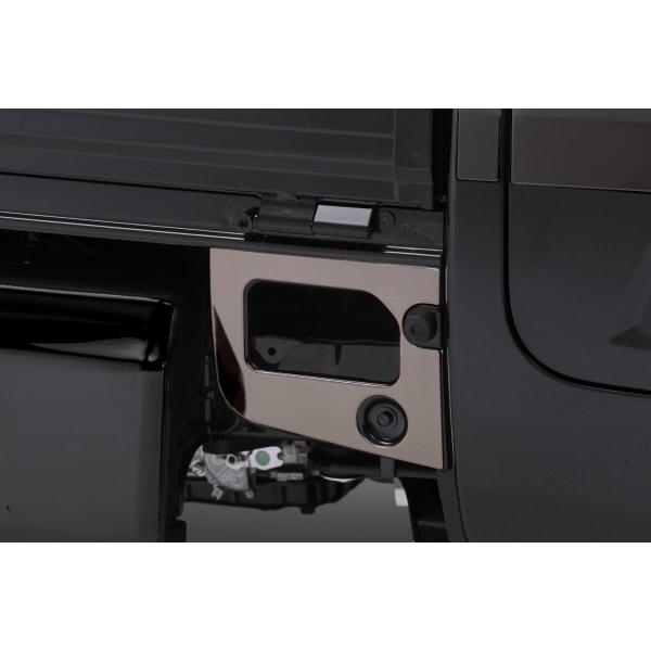 ブラックメッキ調 ハイゼットトラック S500P S510P 荷台ステップガード 前期後期対応 左右セット ピクシストラック サンバートラック カスタムの通販は