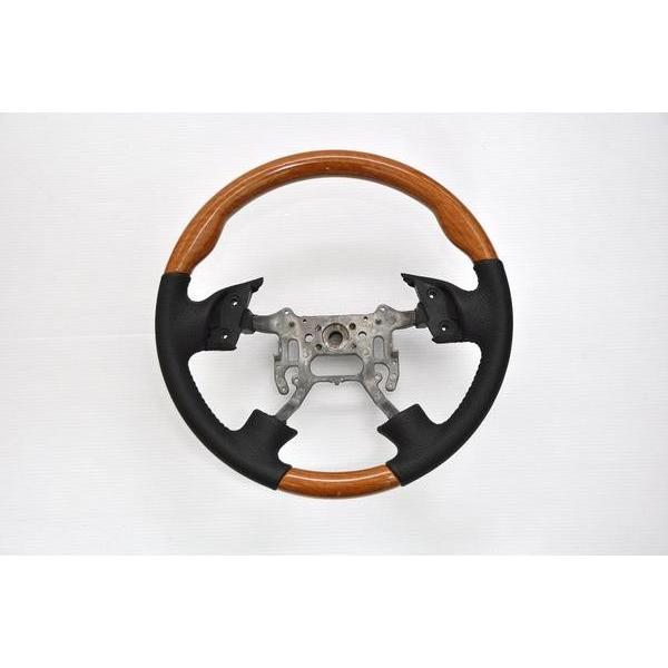 ハンドル ステアリング RB1 RB2オデッセイ RF3〜RF8ステップワゴン 本木9層高級ウッドコンビの通販は 21,189円