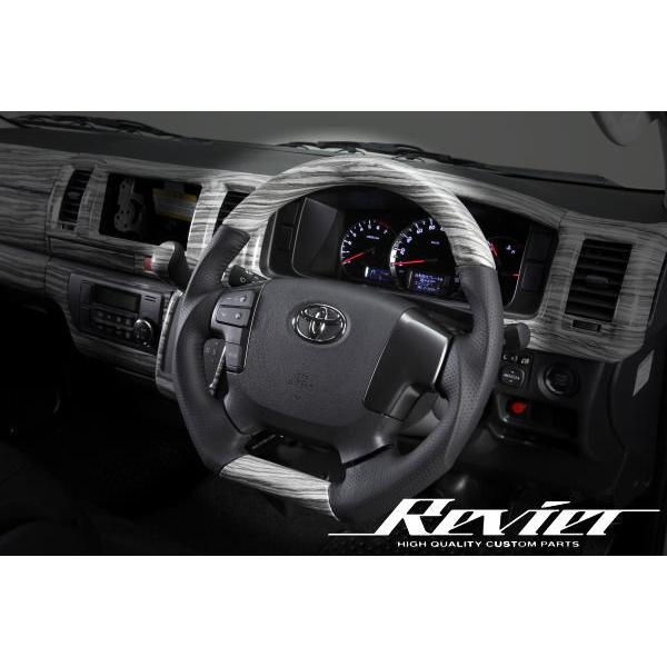 ハンドル ステアリング D型 ガングリップ 200系ハイエース 4型 5型 6型 7型 8型 パンチングレザー本革 ホイール レジアスエースの通販は