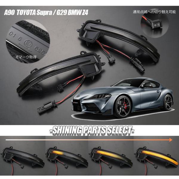 DB型 GRスープラ BMW Z4 G29 シーケンシャル LEDウインカーレンズキット 左右 サイドミラー シーケンシャル スープラ DB82 DB22 DB42 DB02 G29