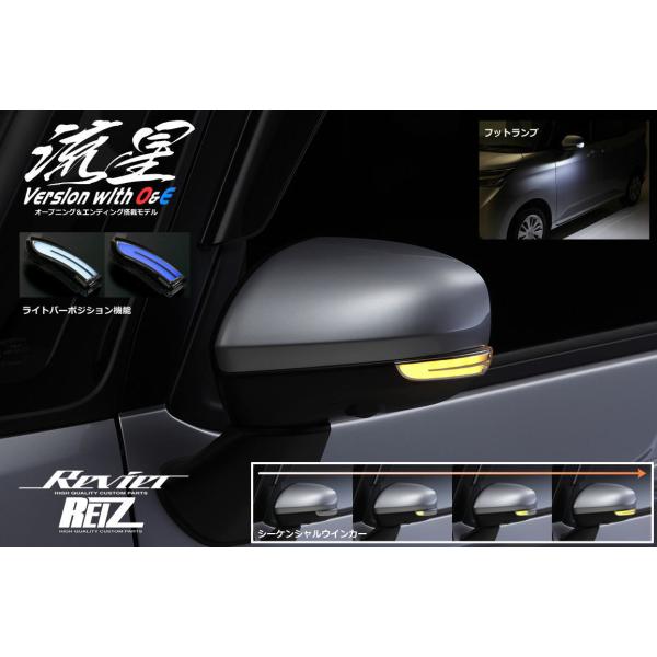 REIZ流星ウィンカーミラーレンズキット エブリーワゴン da17w DA17