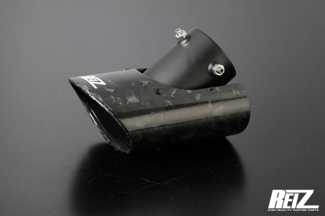 期間限定価格 リアルカーボン (クラッシュカーボン) マフラーカッター MK53S MK32S MK42S スペーシア スペーシアカスタム スペーシアギア MK33V スペーシアベース / カスタム パーツ マフラー 排気口