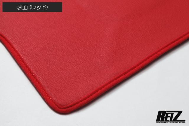 レッドレザー DA16T キャリイトラック *7型まで 標準トラック用 キャビン背面用 レザー - キックガード インテリアパネル インパネ 軽トラ パーツ DA16 キャリイ キャリー スクラム NT100 クリッパー ミニキャブ_2