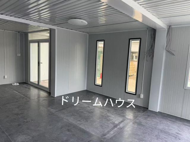 プレハブ三連結3×6×2.8m【送料別途】低価格高品質 組立代行可能　値段交渉可能　コンテナハウス　コンテナ　プレハブ　ログハウス　仮設プレハブ　ユニットハウス　事務所　仮設住宅　店舗　物置　自転車置き場　車庫　サウナ_4