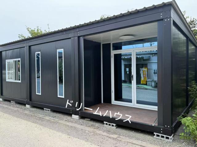 プレハブ三連結3×6×2.8m【送料別途】低価格高品質 組立代行可能　値段交渉可能　コンテナハウス　コンテナ　プレハブ　ログハウス　仮設プレハブ　ユニットハウス　事務所　仮設住宅　店舗　物置　自転車置き場　車庫　サウナ_1