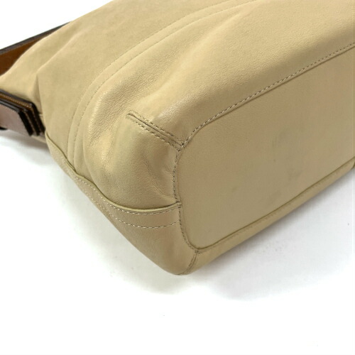 コーチ COACH ショルダーバッグ レザー F11516 肩掛け 斜めかけ 2WAY レディース メンズ ベージュ 中古 mac11146の通販は