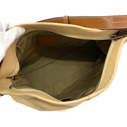 コーチ COACH ショルダーバッグ レザー F11516 肩掛け 斜めかけ 2WAY レディース メンズ ベージュ 中古 mac11146の通販は