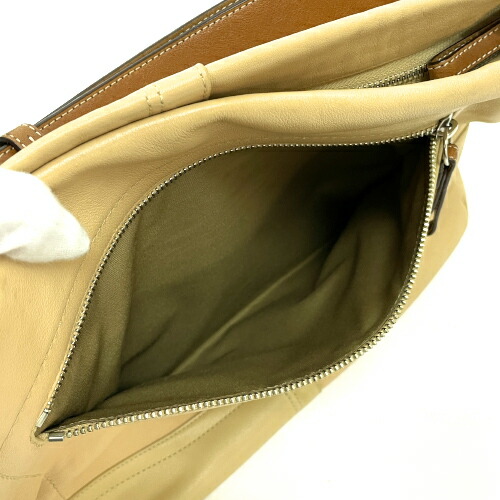 コーチ COACH ショルダーバッグ レザー F11516 肩掛け 斜めかけ 2WAY レディース メンズ ベージュ 中古 mac11146の通販は