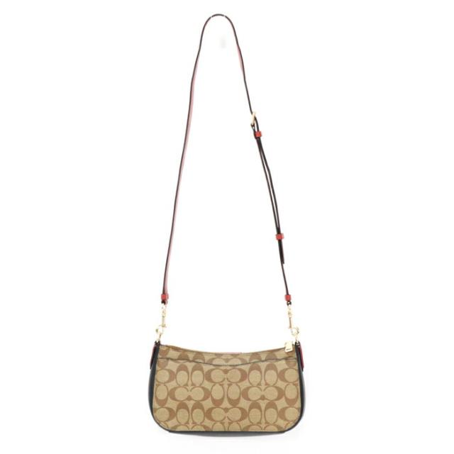 【AB位置づける】 コーチ職 COACH ジョージーバゲット なめし革 PVC 名書き 5498 ショルダーバッグ 差し交わす上半身 レディース メンズ ベージュ / 赤いこと / 黒いこと 中古 mal08009