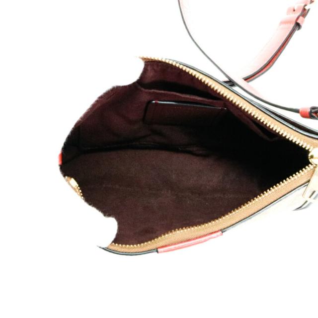 【AB位置づける】 コーチ職 COACH ジョージーバゲット なめし革 PVC 名書き 5498 ショルダーバッグ 差し交わす上半身 レディース メンズ ベージュ / 赤いこと / 黒いこと 中古 mal08009