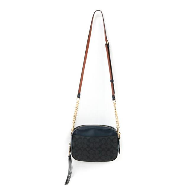 コーチ COACH カメラバッグ レザー PVC シグネチャー 31208 ショルダー 