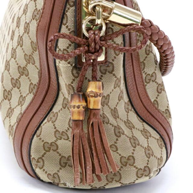 グッチ GUCCI バンブー ワンショルダーバッグ GGキャンバス グッチ GUCCI バンブー ワンショルダーバッグ GGキャンバス