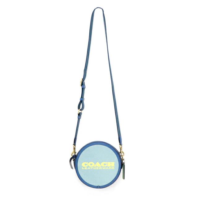 コーチ COACH キア サークル バッグ カラーブロック ナチュラル ペブル