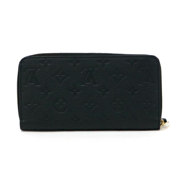 【ABランク】 ルイヴィトン LOUIS VUITTON ジッピーウォレット モノグラム アンプラント (レザー) M61864 長財布 ラウンドファスナー ロングウォレット メンズ レディース ノワール (ブラック) 中古 mba10003 その他財布