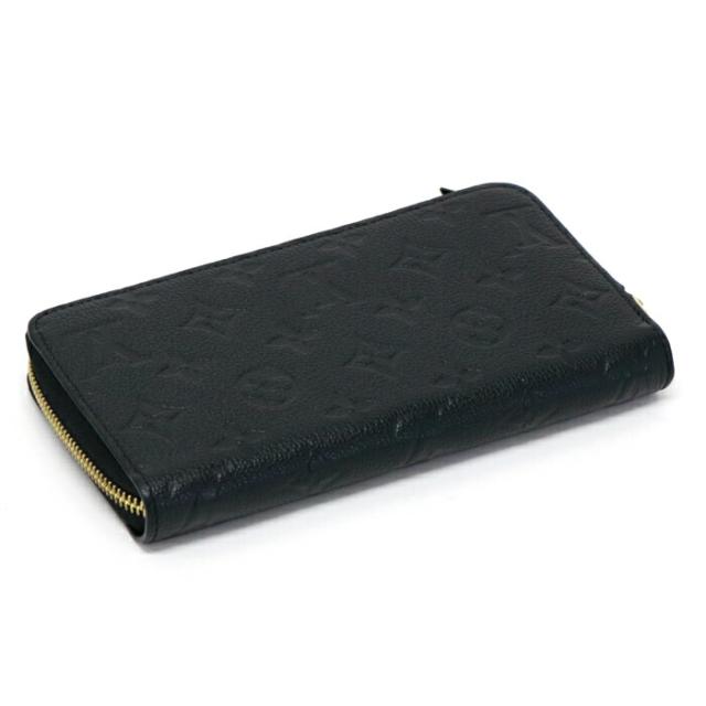 【ABランク】 ルイヴィトン LOUIS VUITTON ジッピーウォレット モノグラム アンプラント (レザー) M61864 長財布 ラウンドファスナー ロングウォレット メンズ レディース ノワール (ブラック) 中古 mba10003 その他財布