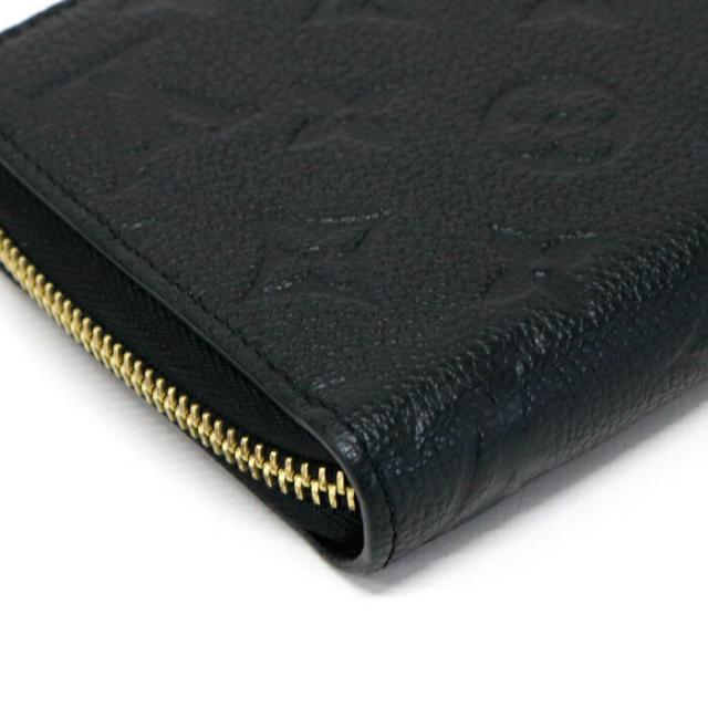 【ABランク】 ルイヴィトン LOUIS VUITTON ジッピーウォレット モノグラム アンプラント (レザー) M61864 長財布 ラウンドファスナー ロングウォレット メンズ レディース ノワール (ブラック) 中古 mba10003 その他財布