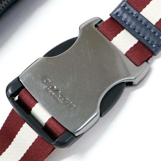 ABランク】 コーチ COACH ワーレン ベルト バッグ シグネチャー