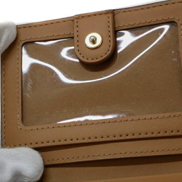コーチ COACH スナップ ウォレット ウィズ グラフィック ディッチー PVC / スムース レザー フローラルプリント / 花柄 CA782 二つ折り財布 ラウンドファスナー ミディアムウォレット コインケース Cチャーム レディース ピンク / ホワイト 中古 mba22023_10