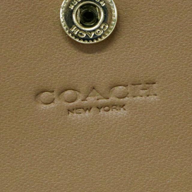 コーチ COACH スナップ ウォレット ウィズ グラフィック ディッチー PVC / スムース レザー フローラルプリント / 花柄 CA782 二つ折り財布 ラウンドファスナー ミディアムウォレット コインケース Cチャーム レディース ピンク / ホワイト 中古 mba22023_11