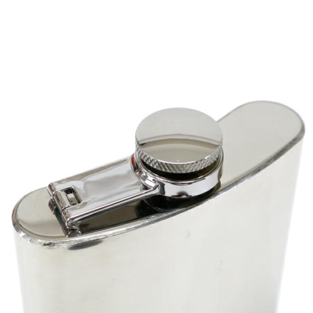 【Aランク】 コーチ COACH フラスコ イン シグネチャー PVC / レザー / ステンレス CE786 ウイスキー ボトル ケース スキットル カバー 水筒 カバー メンズ レディース カーキ (ベージュ) / ブラック / シルバー 正規品 美品 中古 mba28014_9